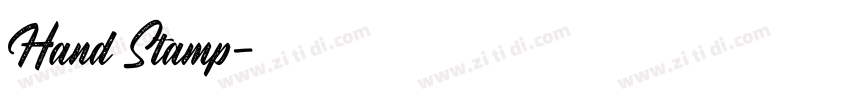 Hand Stamp字体转换 Hand Stamp字体转换